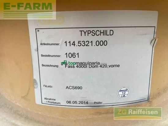 Riego - Cemo - 4000 l gfk-fass