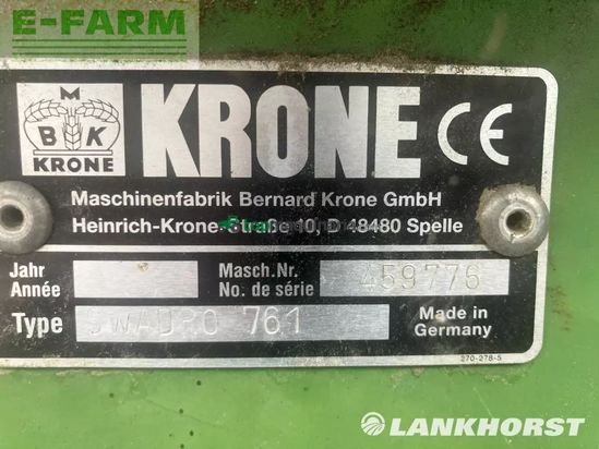 Rastrillo - Krone - swadro 761