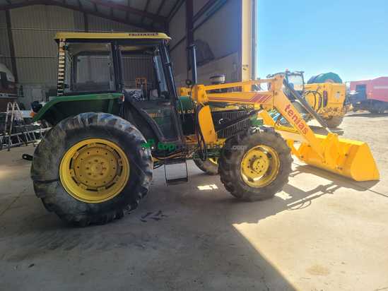 Tractor agrícola - John Deere - 2650 con pala Tenias