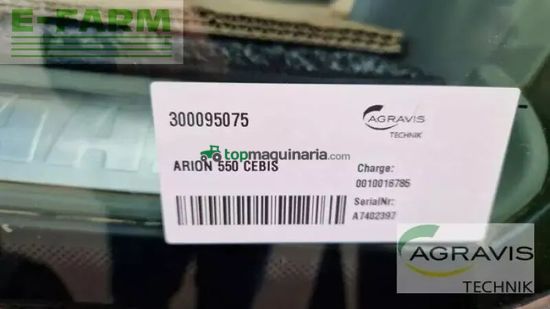 Tractor agrícola - Claas - arion 550 cebis CEBIS