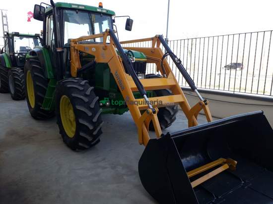 Tractor agrícola - John Deere - 6800 con pala Tenias B3 