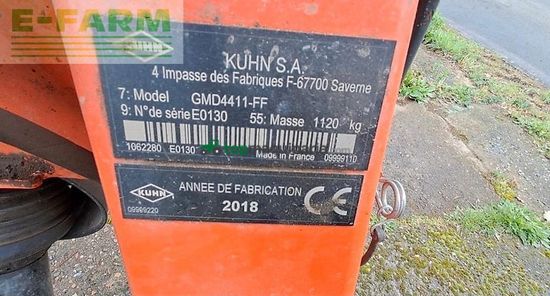 Cortacésped manual - Kuhn - gmd4411-ff