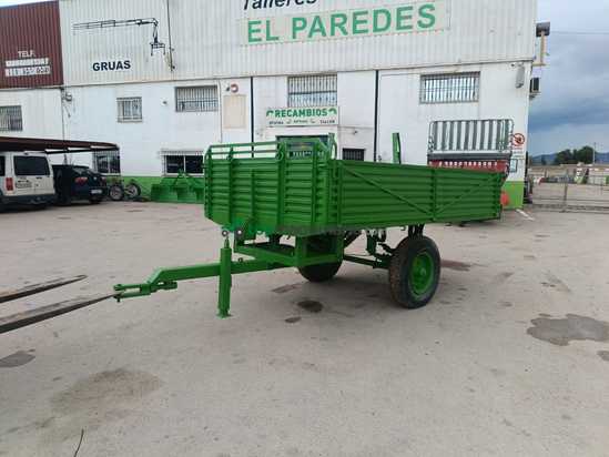 Remolque agrícola de 1 eje de 3250x1800x500