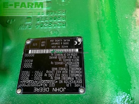 Tractor agrícola - John Deere - 8295 r