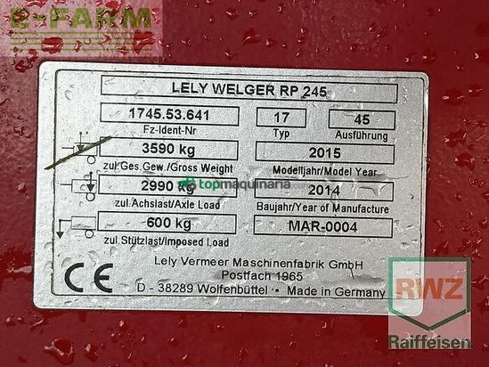 Empacadora gigant - Welger - rp 245