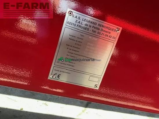Remolqu agrícola - Legrand - pl200