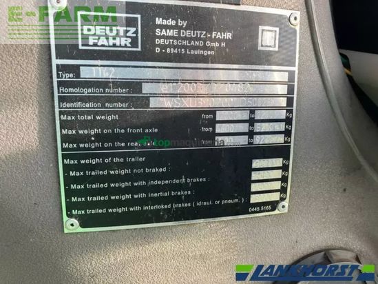 Tractor agrícola - Deutz-Fahr - 6190 p
