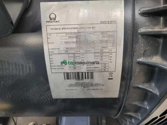 Generador Pramac  GSW 110 KWA