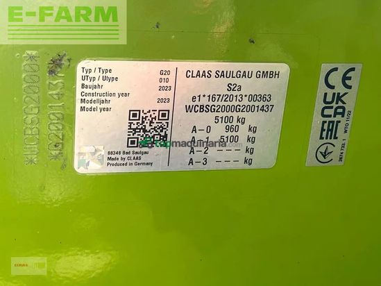 Rastrillo - Claas - liner 4800 trend