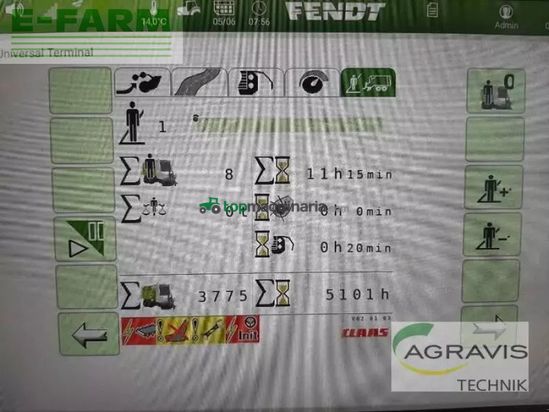 Remolqu agrícola - Claas - cargos 9600