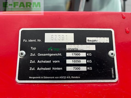 Cosechadora de Cereal - Massey Ferguson - centora 7282 al