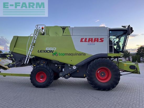 Cosechadora de Cereal - Claas - lexion 660 mit v600
