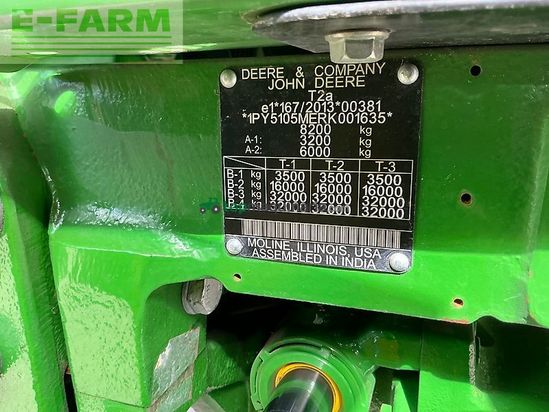Tractor agrícola - John Deere - 5105m tractor