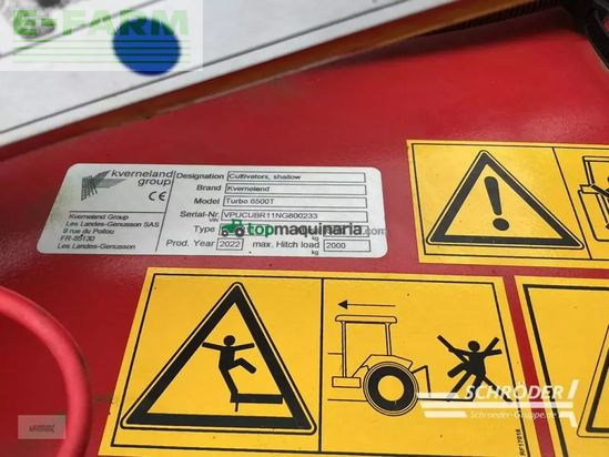 Cultivador - Kverneland - turbo 6500 t