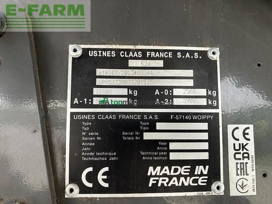 Empacadora gigant - Claas - quadrant 5300 rf t+st