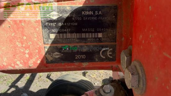 Rastrillo - Kuhn - andaineur ga4121 gm kuhn