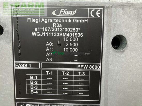Cisterna - Fliegl - pfw 8600 maxx line 1-achs