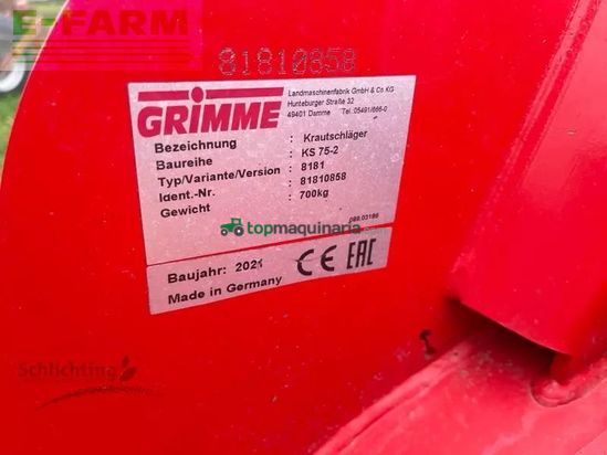 Cosechadora - arrancadora de patata - Grimme - ks 75-2
