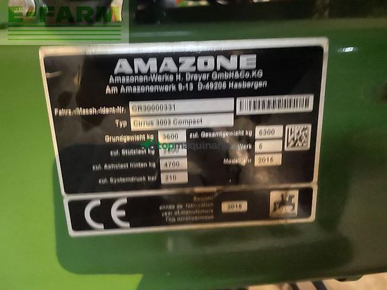 Sembradora - Amazone - cirrus 3003 compact