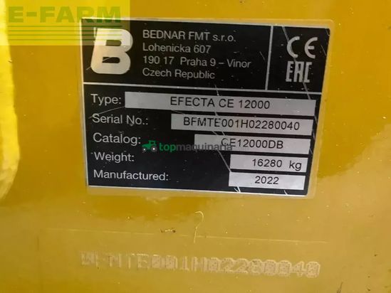 Combinado de siembra - Bednar - efecta ce 12000 db