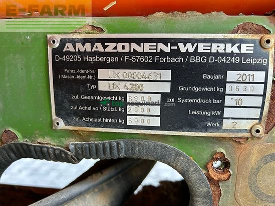 Atomizador - Amazone - ux 4200 special