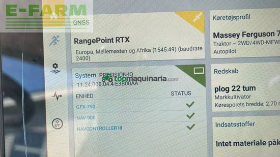 Tractor agrícola - Massey Ferguson - 7726 s dynavt med frontlift