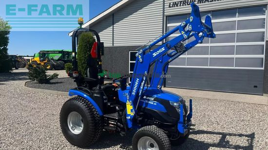 Tractor agrícola - Solis - h26 hst turfdæk og frontlæsser