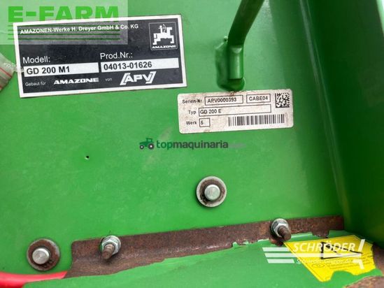 Grada de disco - Amazone - catros 3001 plus + green drill