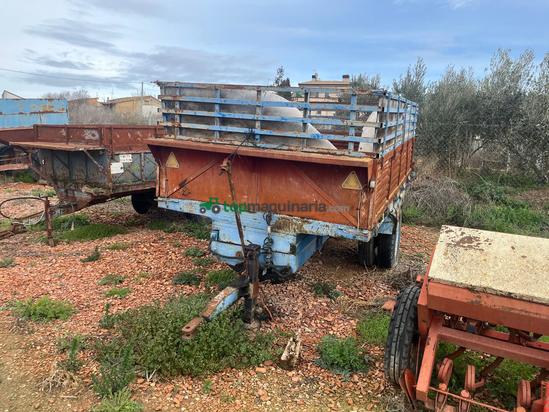 Remolque agrícola de 1 eje de 4000x2100x600+500