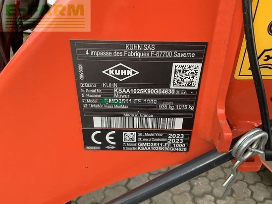 Cortacésped manual - Kuhn - gmd 3511-ff