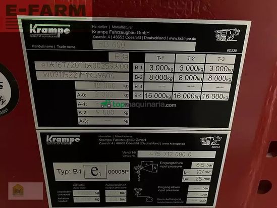 Volquet - Krampe - big body bb 600 *ohne schnecke*