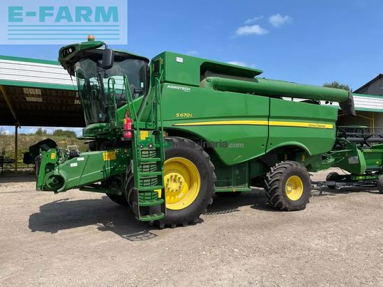 Cosechadora de Cereal - John Deere - s670