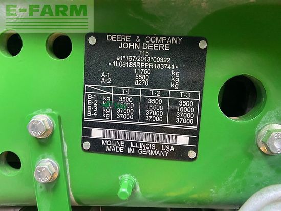 Tractor agrícola - John Deere - 6r185