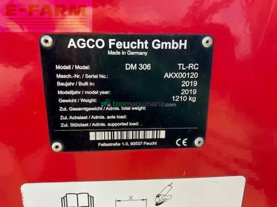 Cortacésped manual - Massey Ferguson - dm 306 tl rc