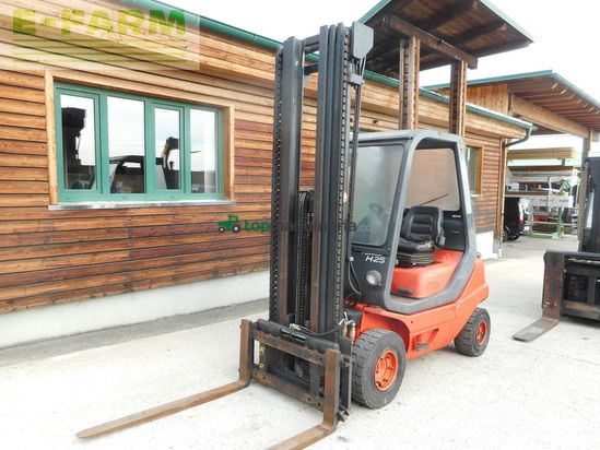 Elevadora - Linde - h25d-02 triplex 6,4m + ss ( perkins motor )