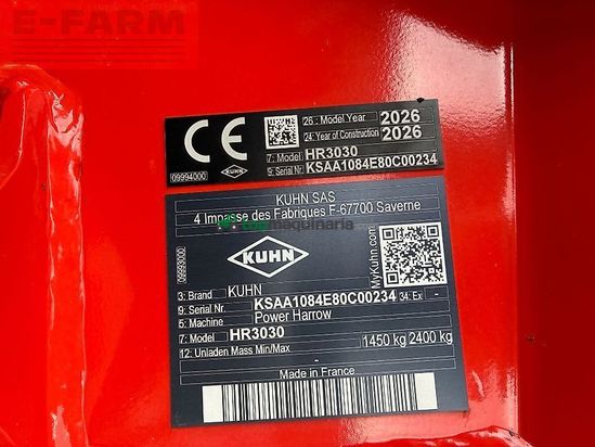 Sembradora - Kuhn - venta 3030-24 inkl. kuhn hr3030