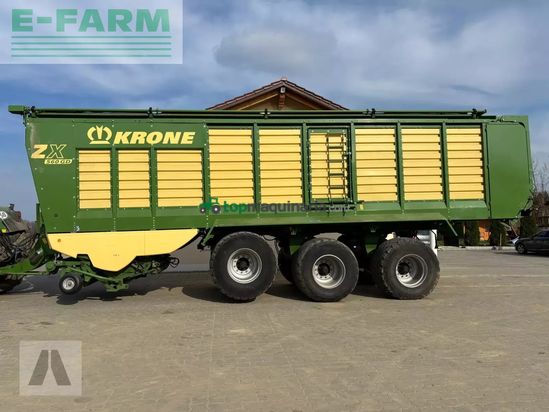 Remolqu agrícola - Krone - zx 560 gd tridem mit dosierwalzen