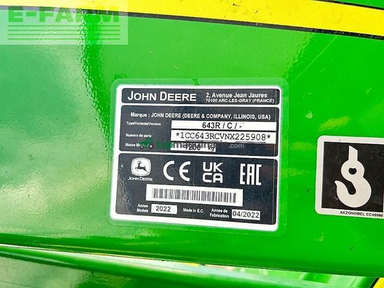 Tractor agrícola - John Deere - 6155m