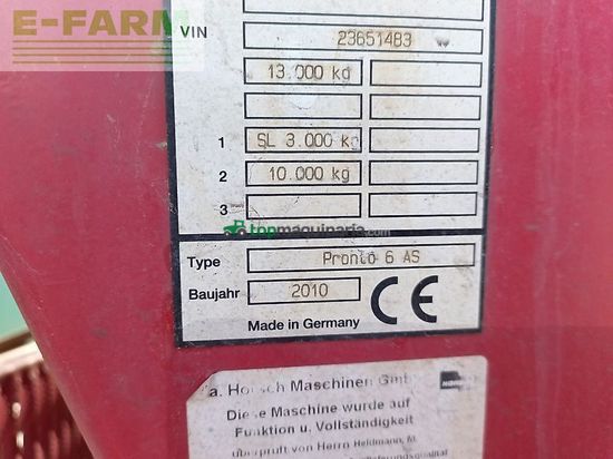 Sembradora - Horsch - pronto 6 as