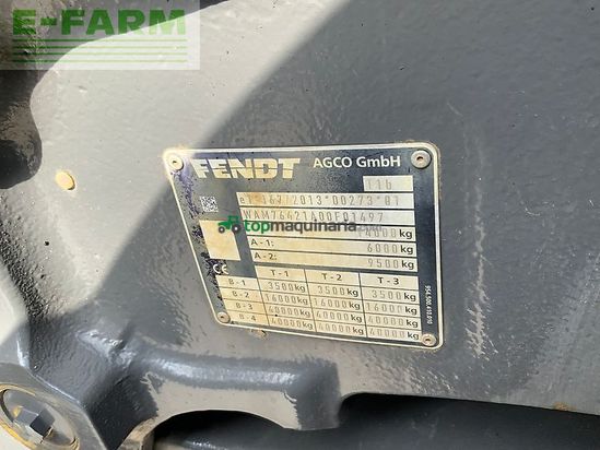 Tractor agrícola - Fendt - 722 power plus tractor (st27323)