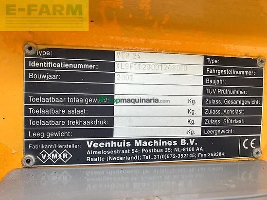 Cuba de purin - Veenhuis - vtw 24 met vma 570