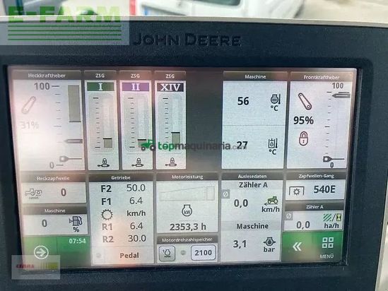 Tractor agrícola - John Deere - 6110r kommunal
