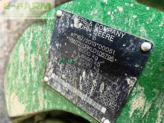 Tractor agrícola - John Deere - 7310r