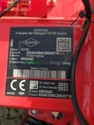 Grada de disco - Kuhn - hr304d