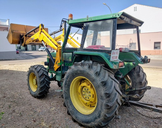 John Deere 2650 SDT+Pala Tenias+Remolque 5000 kg