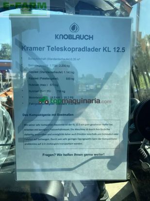 Minicargadora - kramer - kl 12.5