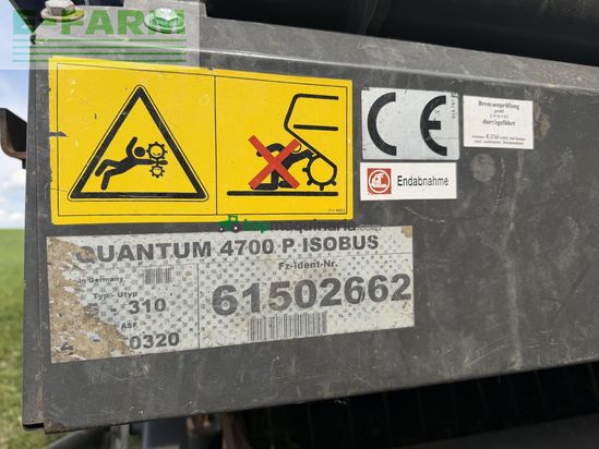 Cinta transportadora de forraje - Claas - quantum 4700 p