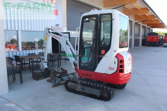 Excavadora - Takeuchi - minibagger tb 216 mit powertilt