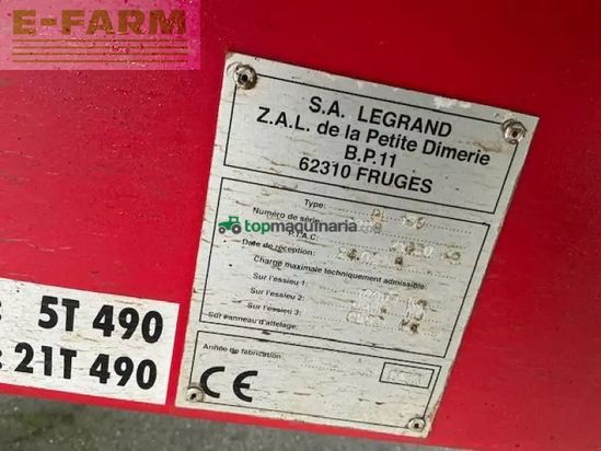 Remolqu agrícola - Legrand - pl160