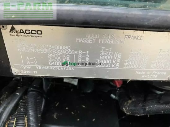 Tractor agrícola - Massey Ferguson - 5712 s d 6 efficient